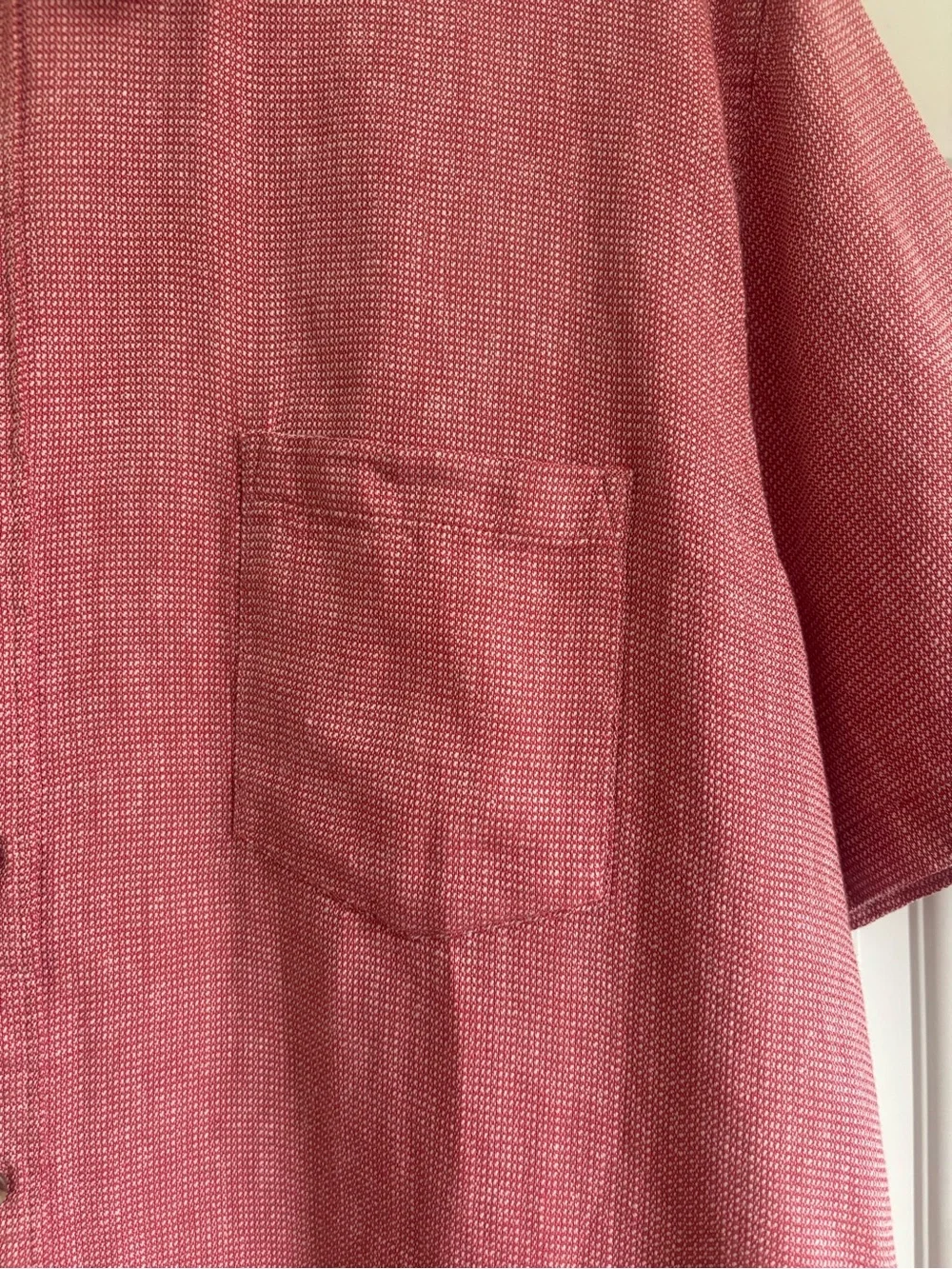 NWT J. Crew Men's Short Sleeve Button-Up Harbor Shirt, Size XXL